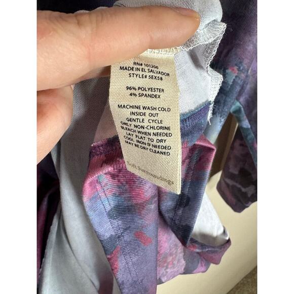 Soft Surroundings Tunic Long Sleeve Plus Size 1X Art To Wear Lagenlook Stretch - Picture 5 of 7